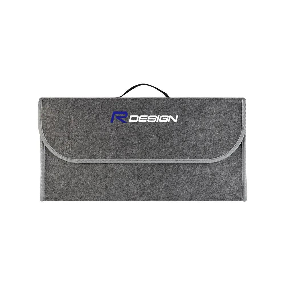 Car Trunk Storage Bag Felt Cloth Organizer Box Auto Accessories For Volvo V40 V60 V90 XC60 XC40 XC90 S60 S90 C50 S40 C70 Rdesign