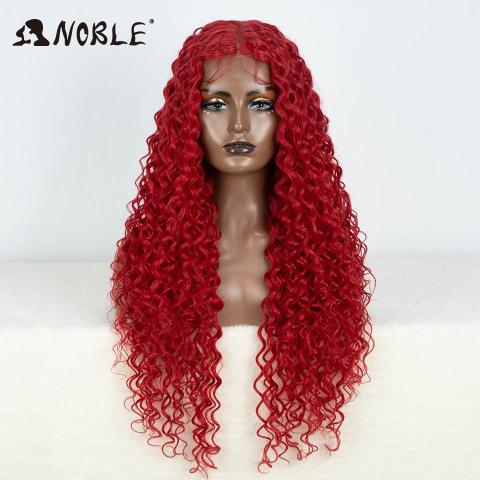 Noble Synthetic Lace Front Wig 30 Inch Long Curly Hair Wigs Lace Front Afro Kinky Curly Lace Wigs For Women Lace Front Wig