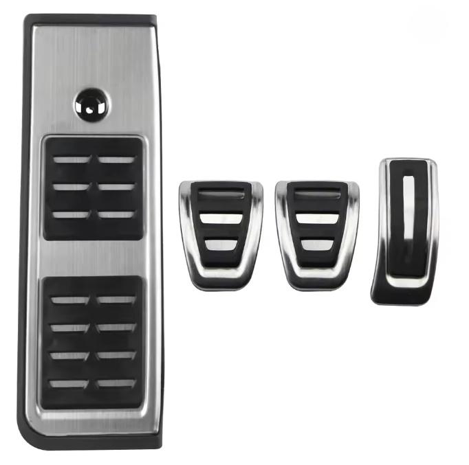 Pedali Auto per A4 B9 A5 F5 2016 - 2023 LHD Berlina Avant Sport Gas Freno Poggiapiede Copripedale Acciaio Inossidabile Accessori