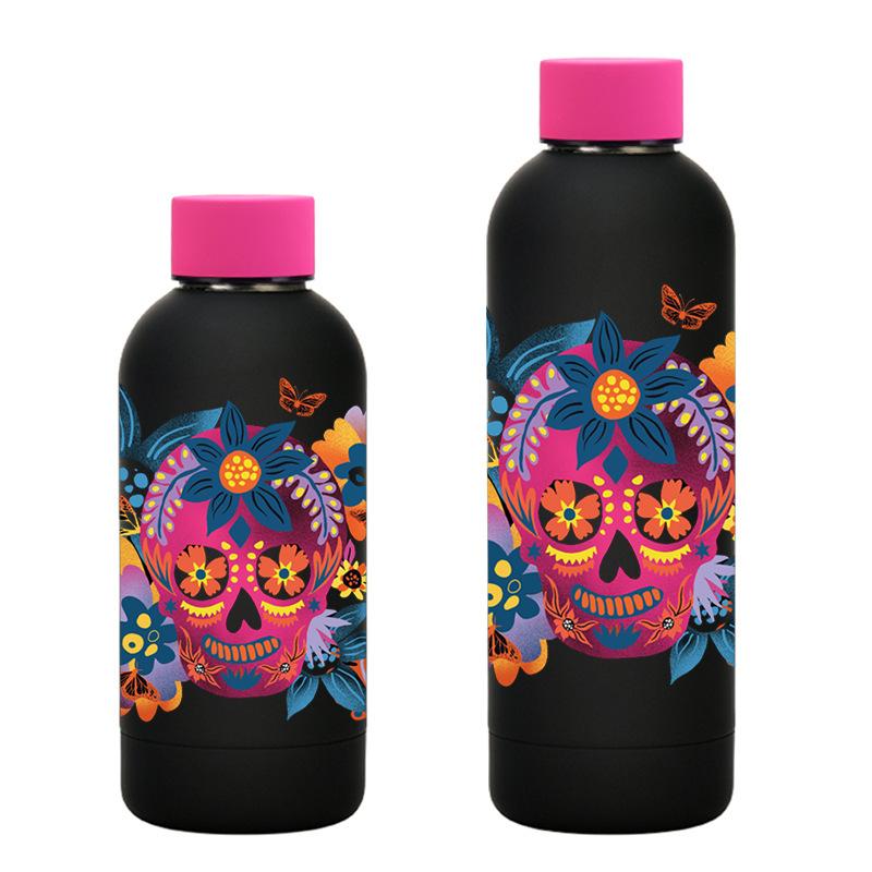 Mexican Style Creative Skull Funny Cartoon Cute Halloween Large Capacity Water Cup