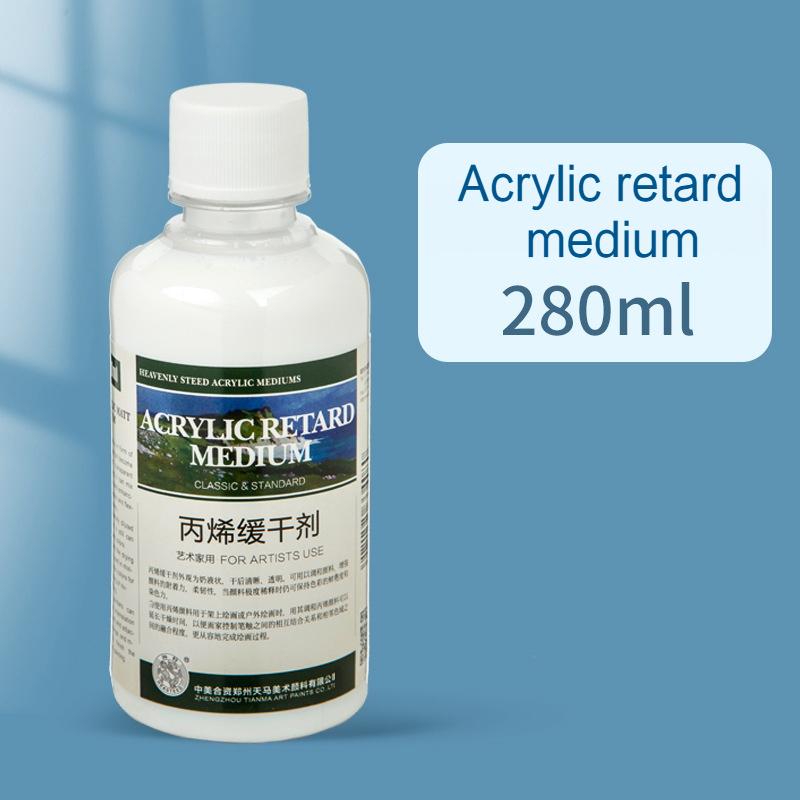 1 Bottle Premium Acrylic Flow Medium 100/280ml Matte /Gloss Art Special Painting Pigment Professional Acrylic Blending Liquid