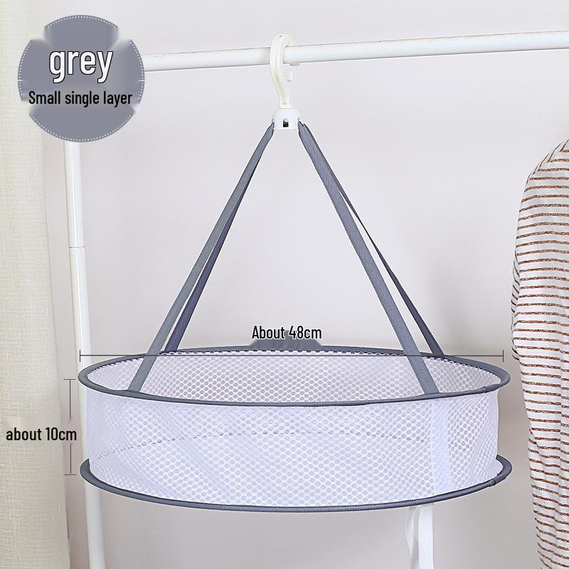 Foldable Drying Rack: Mesh Bag for Socks, Clothes, Underwear, Sweaters.