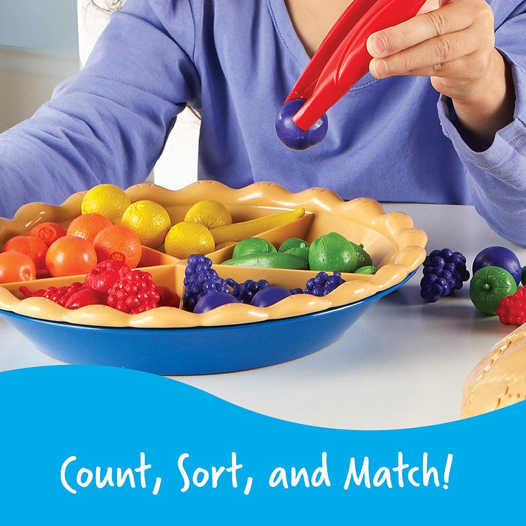 Learning Resources Finger Dexterity Education: Let's Make a Pie - Math Toy LER6216 (Authentic Product)