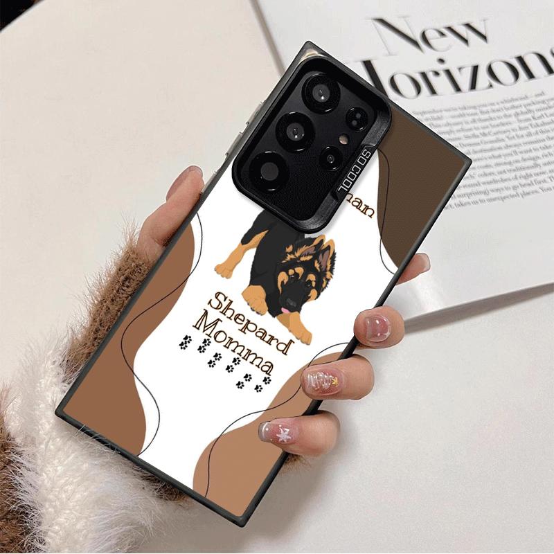 German Shepherd Dog Shockproof Phone Case for Samsung Galaxy S26 Edge S25 Ultra S24 FE S23 Plus S21 Cover Anti Fall Fundas
