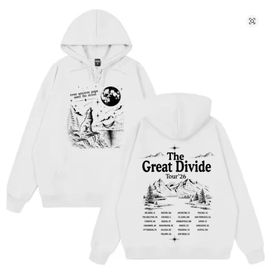 Noah Kahan The Great Divide Tour 2026 Oversized Hoodie Women Men Harajuku Sweatshirt Streetwear Hip Hop Long Sleeve Pullover Hooded Jac191