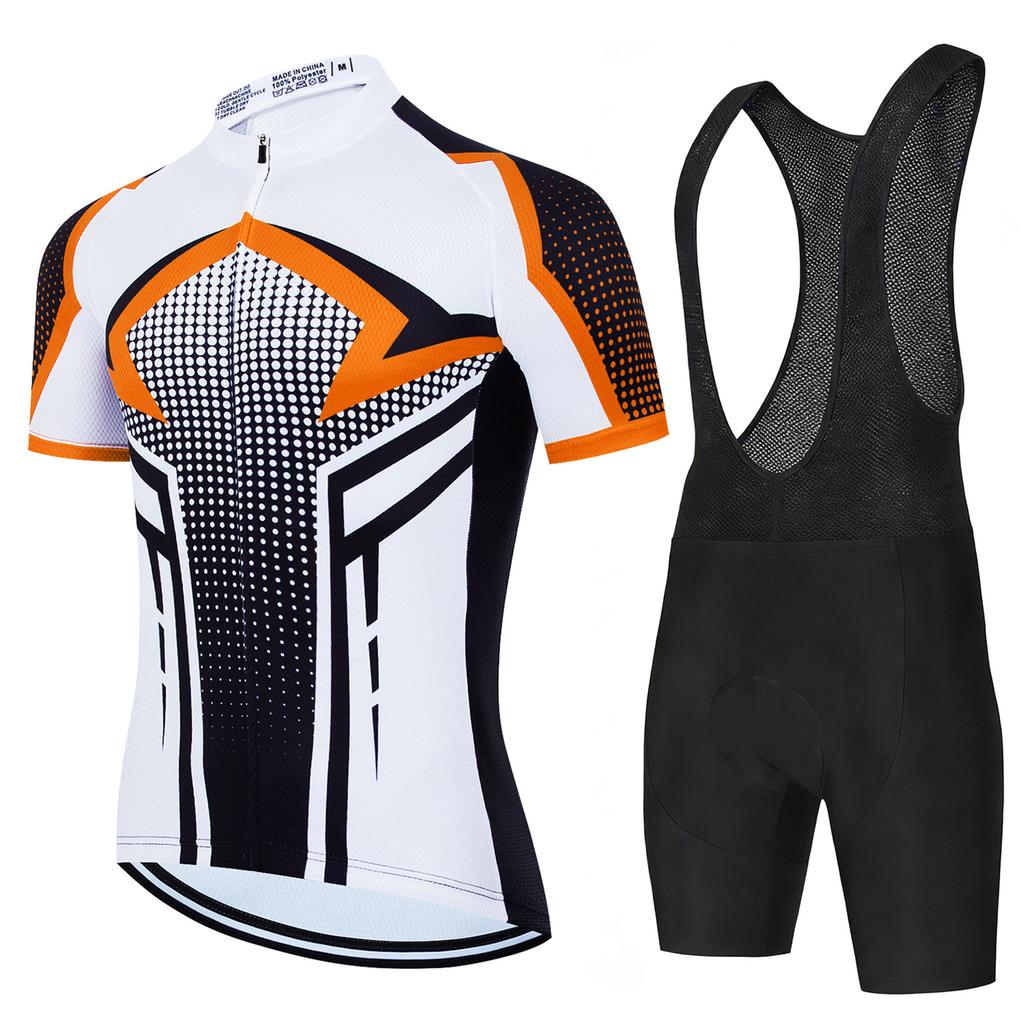 Herren Fahrradbekleidung Mann Fahrradtrikot Mtb Mann Radsportbekleidung Fahrrad für Männer Bycicle Mountainbikes Kurze Trägerhose Radhose Sommer