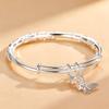 Blossom Butterfly Student Bracelet Women Solid Small Design Daily Wear New Chinese Style National Style Accessory Bracelet