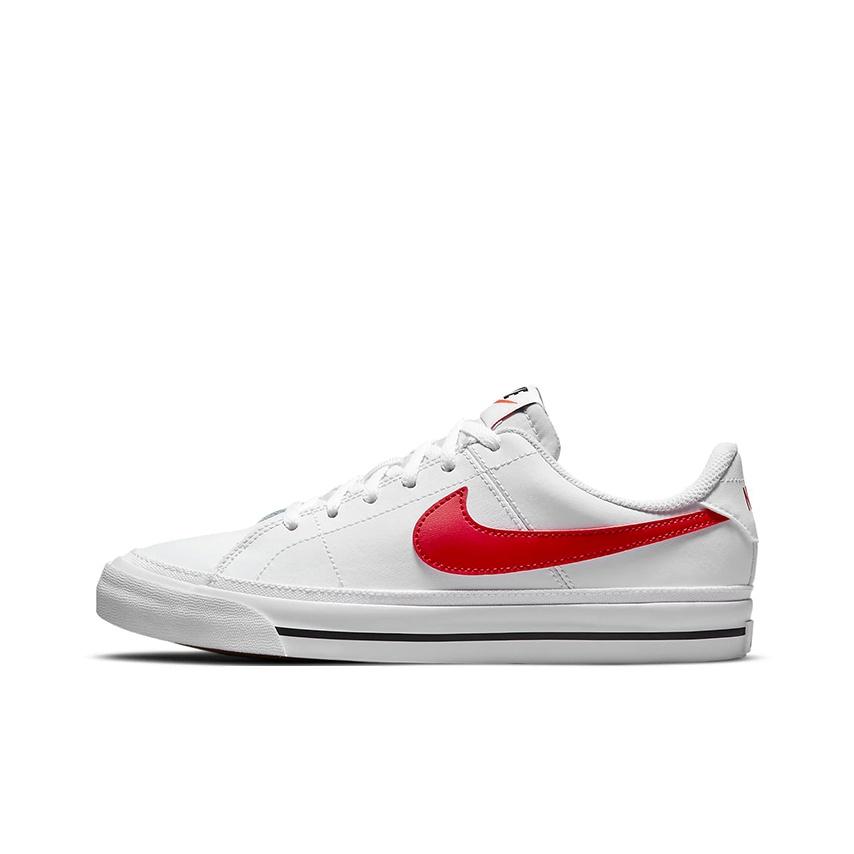 

new Nike Court Legacy White University Red GS 36