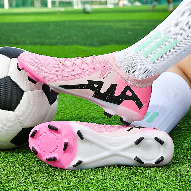 New Men Football Boots Grass Cleats Indoor Adult Soccer Shoes Non-Slip Boys Adult Futsal Sport Ultralight Turf Comfortable