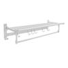 Bathroom Towel Rack Aluminium Material Modern Design Keeping Tidy Kitchen Towel Shelf for Home Hotel
