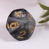 10pieces/set Acrylic Dice Set Polyhedral D10 10 Sided 15mm Dice for RPG Game Gift Party Role Play Game