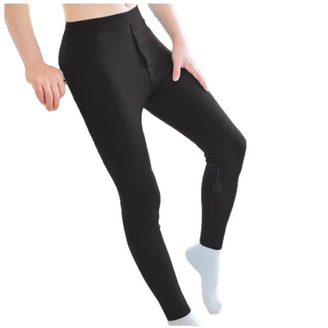 Herren-Motorradhose mit Fleecefutter, wintertauglich, dick und warm, kälteabweisende Baumwollleggings