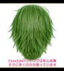 CaseEden Cosplay Wig, Premium Short, 30cm, Heat Resistant, Dark Green, WIG6189