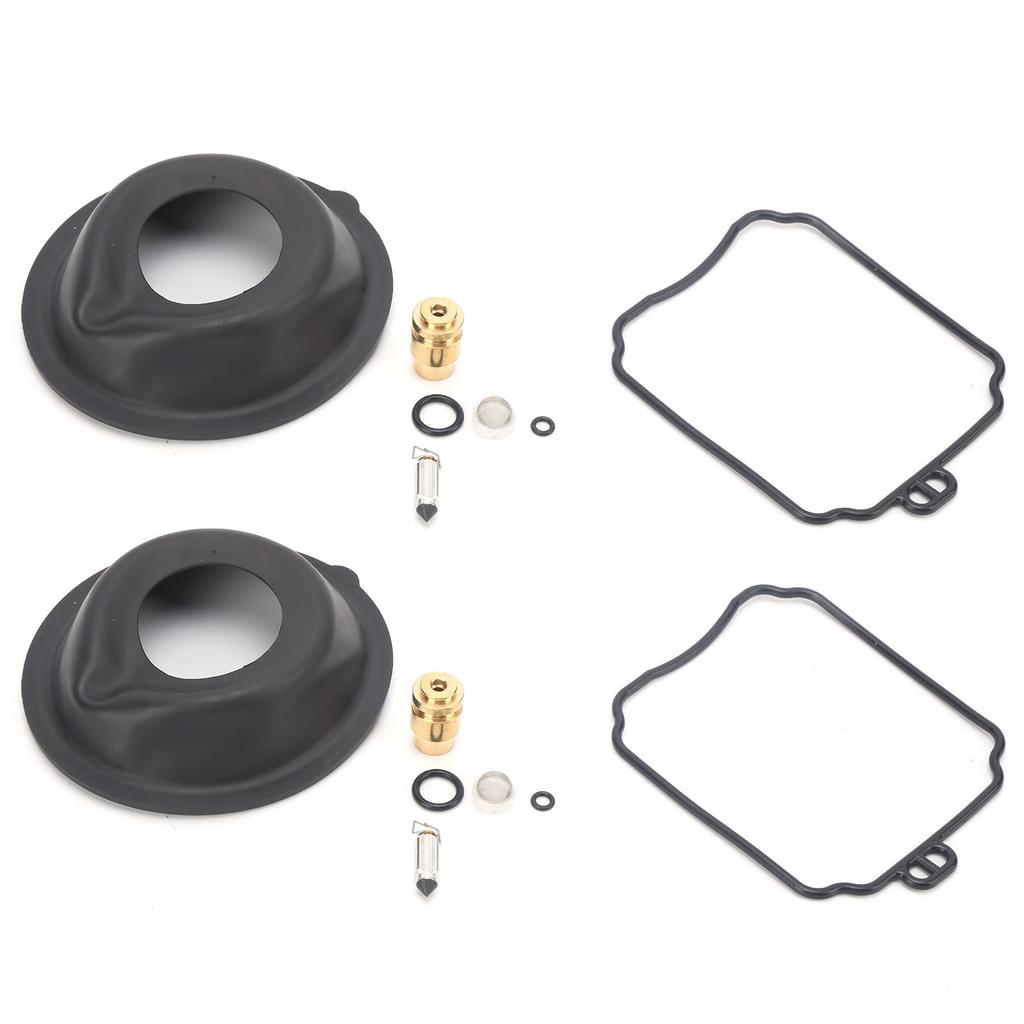 2 Sets Carburetor Rebuild Kit Carb Overhaul Repair Fit for V Star 650 XVS650 Custom