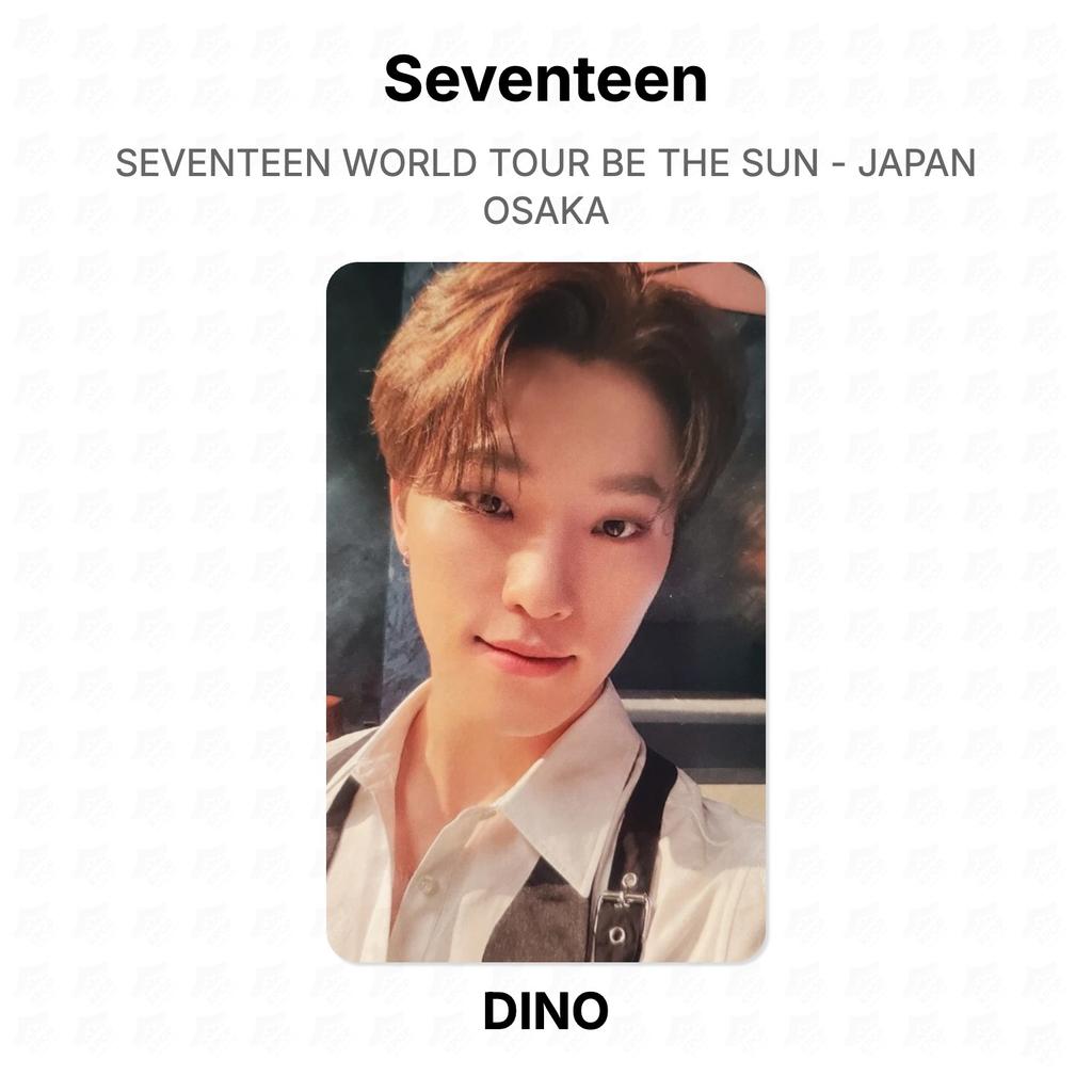 Seventeen WORLD TOUR BE THE SUN - JAPAN OSAKA Official Photocard