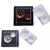 Practical Pendant Molds Plate/Bowl Shape Handmade Ornament Moulds Silicone Texture for Clay Wax and Resin Crafting