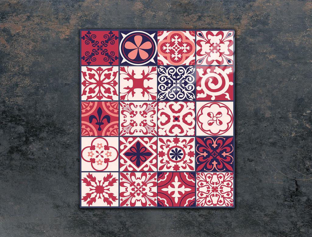 SZKLANA DESKA DO KROJENIA 45x52 MOZAIKA