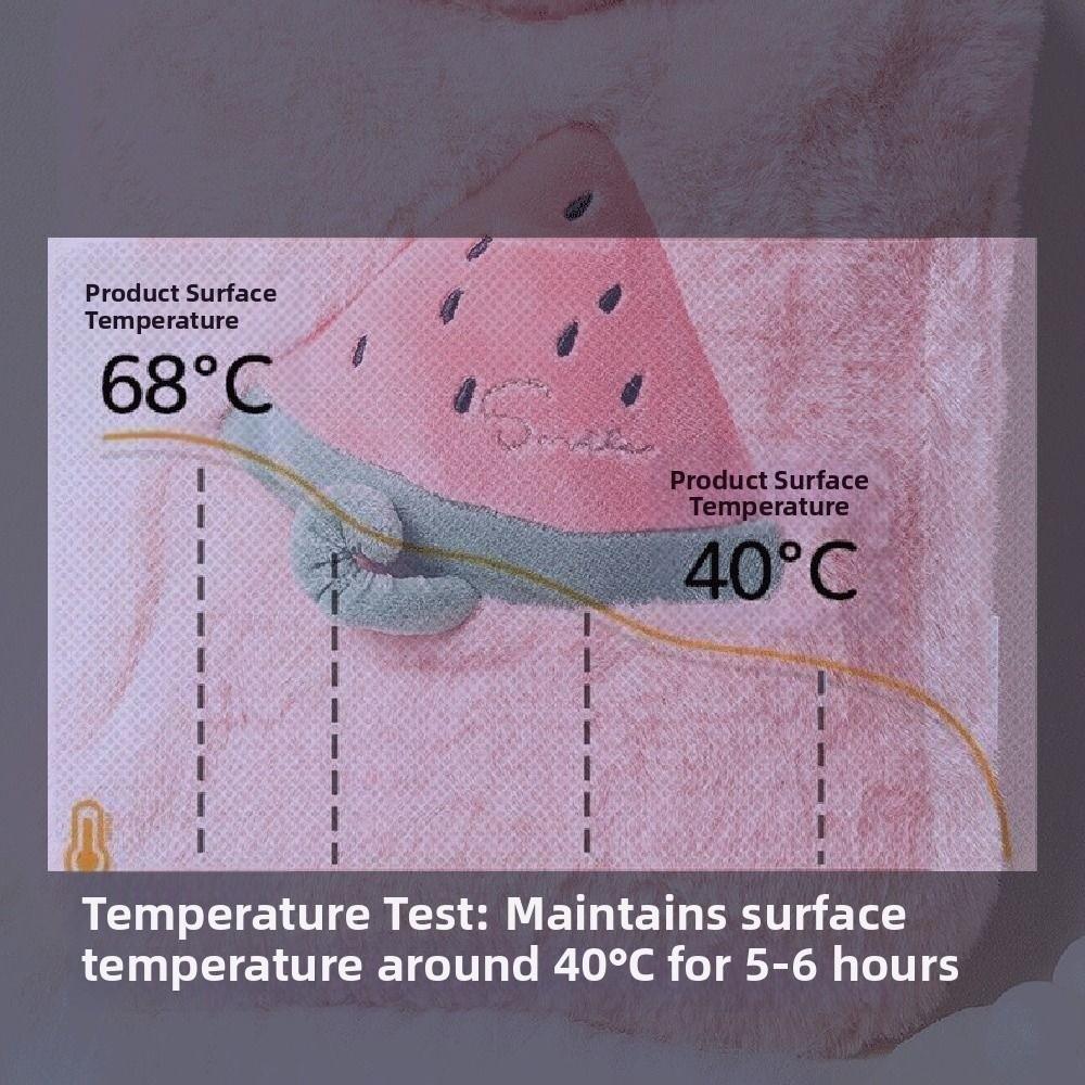 Leak-proof Hot Water Bottles Removable Water-filling Bottle Cartoon Hand Warmers  Hand and Feet