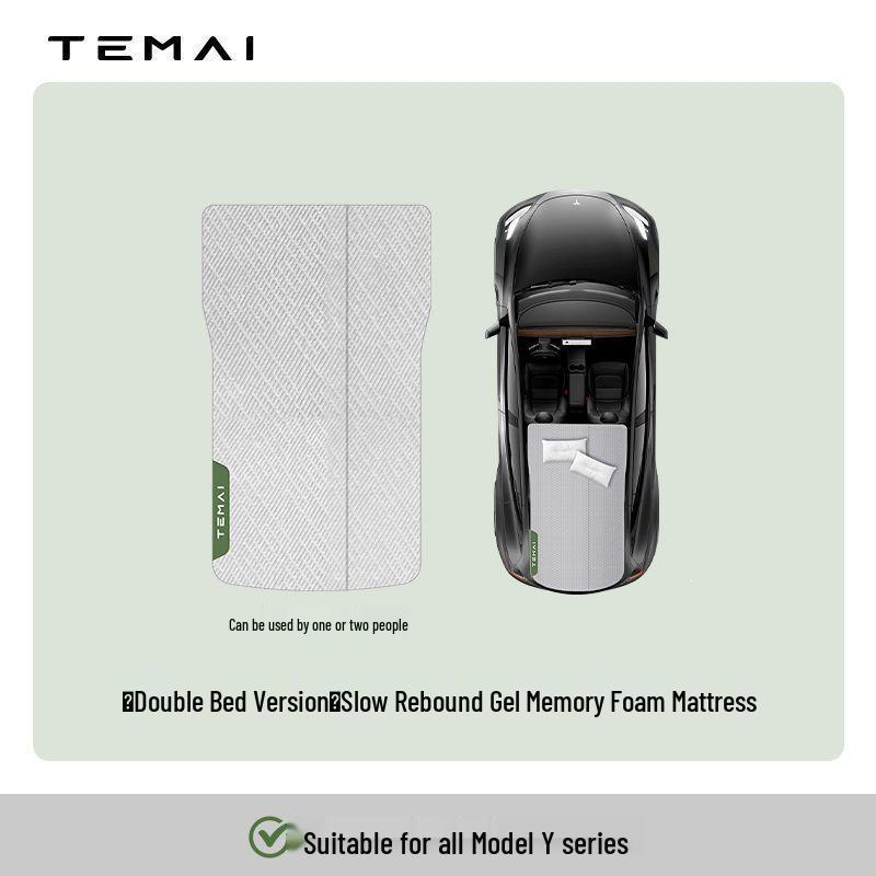 Tesla Model Y Camping Memory Foam Mattress Pad Model Y Double Memory Foam Mattress