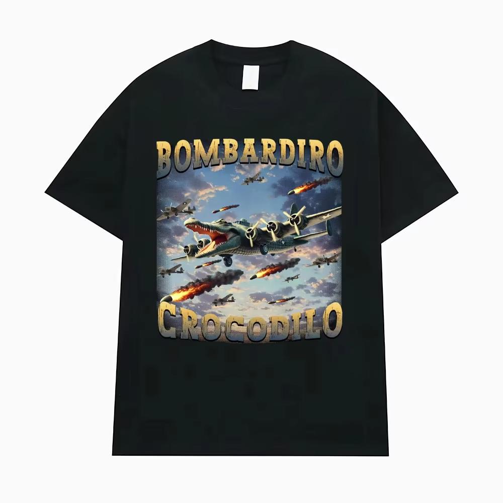 2025 Summer New Hot Tralalero Tralala Funny Shark Graphic Printing Men's and Women's Casual T-shirt O Collar Men's Clothes