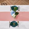 Table Decor Runner Long Rectangle Smooth Fabric Machine Washable Solid Color Party Wedding Banquet Supplies