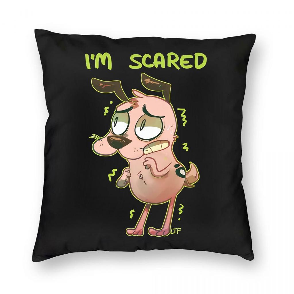 Vintage Purple Dog Day Pillowcase Printing Cushion Cover Decoration CCourages Cowardly Dog Pillow Case Cover Seater Wholesale