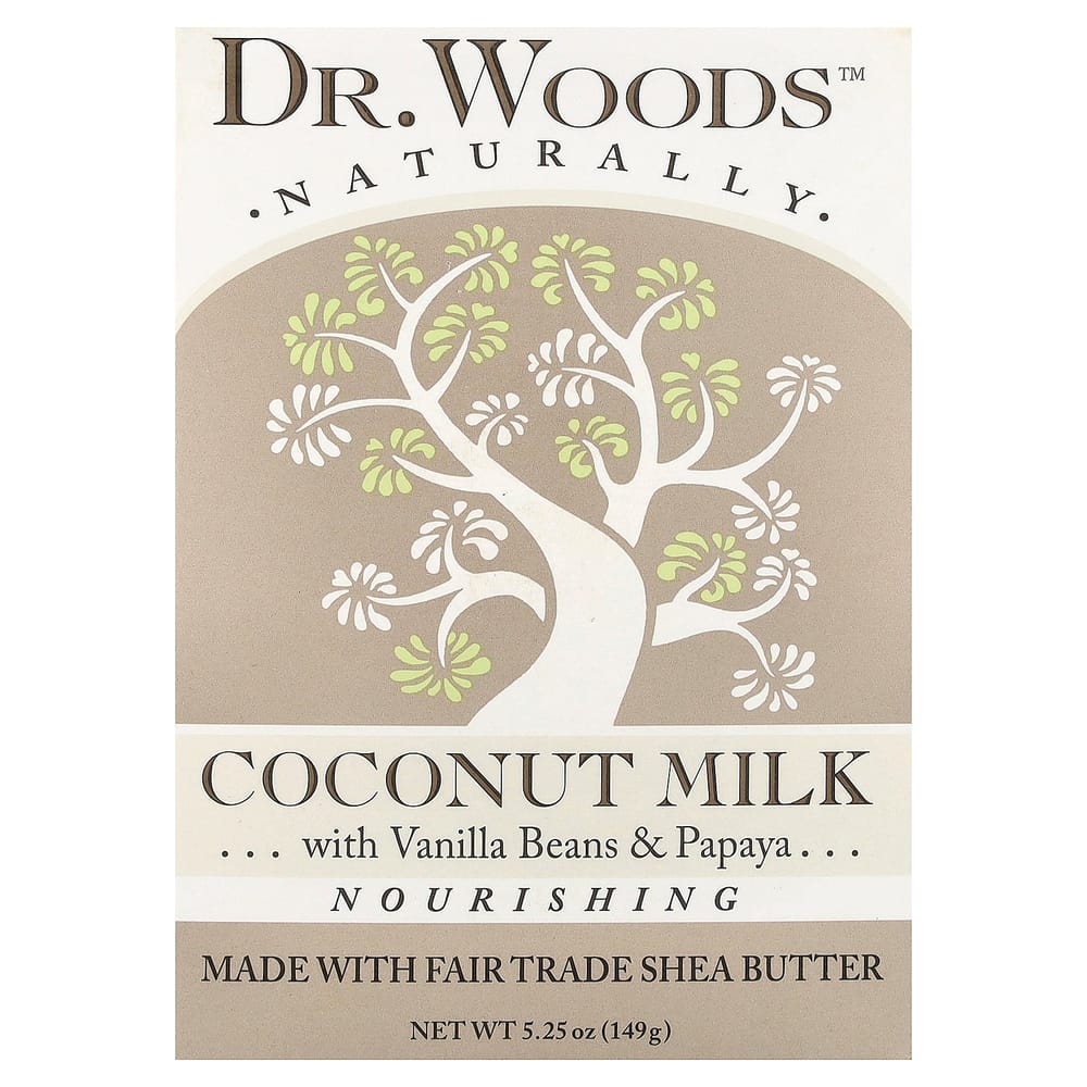 Dr. Woods Bar Soap Coconut Milk 149g (5.25oz)