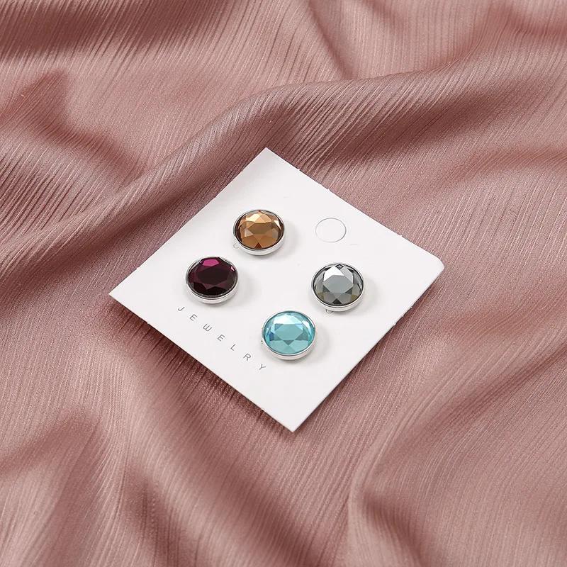 Nuova Moda Forte Magnete Spilla Magnetica per Donne Fibbia per Sciarpa Clip per Hijab Accessorio di Lusso Senza Fori Clip per Sciarpa
