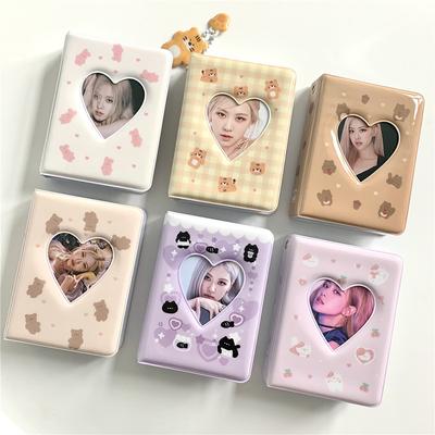 3 Inch Love Photo Storage Album Star Card Transparent Inner Page Collection Album Hollow Photocard Polaroid Holder Book