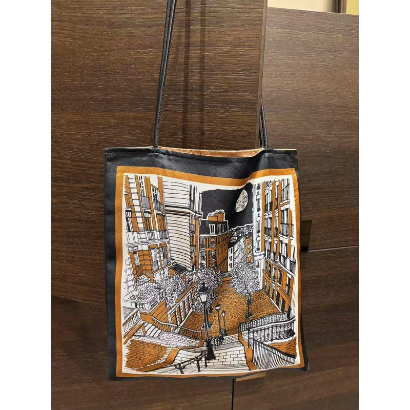 

Exquisite Mulberry Silk Twill Silk Shoulder Bag Old Money Style New Chinese Style Street view