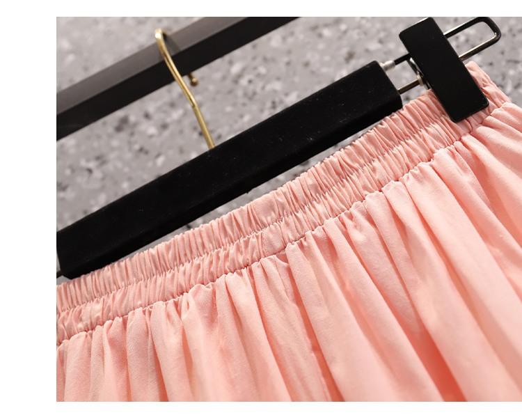 Modern Chinese Tang Suit Hanfu Tea Set: Seven-Sleeve Embroidered Skirt Outfit for Summer