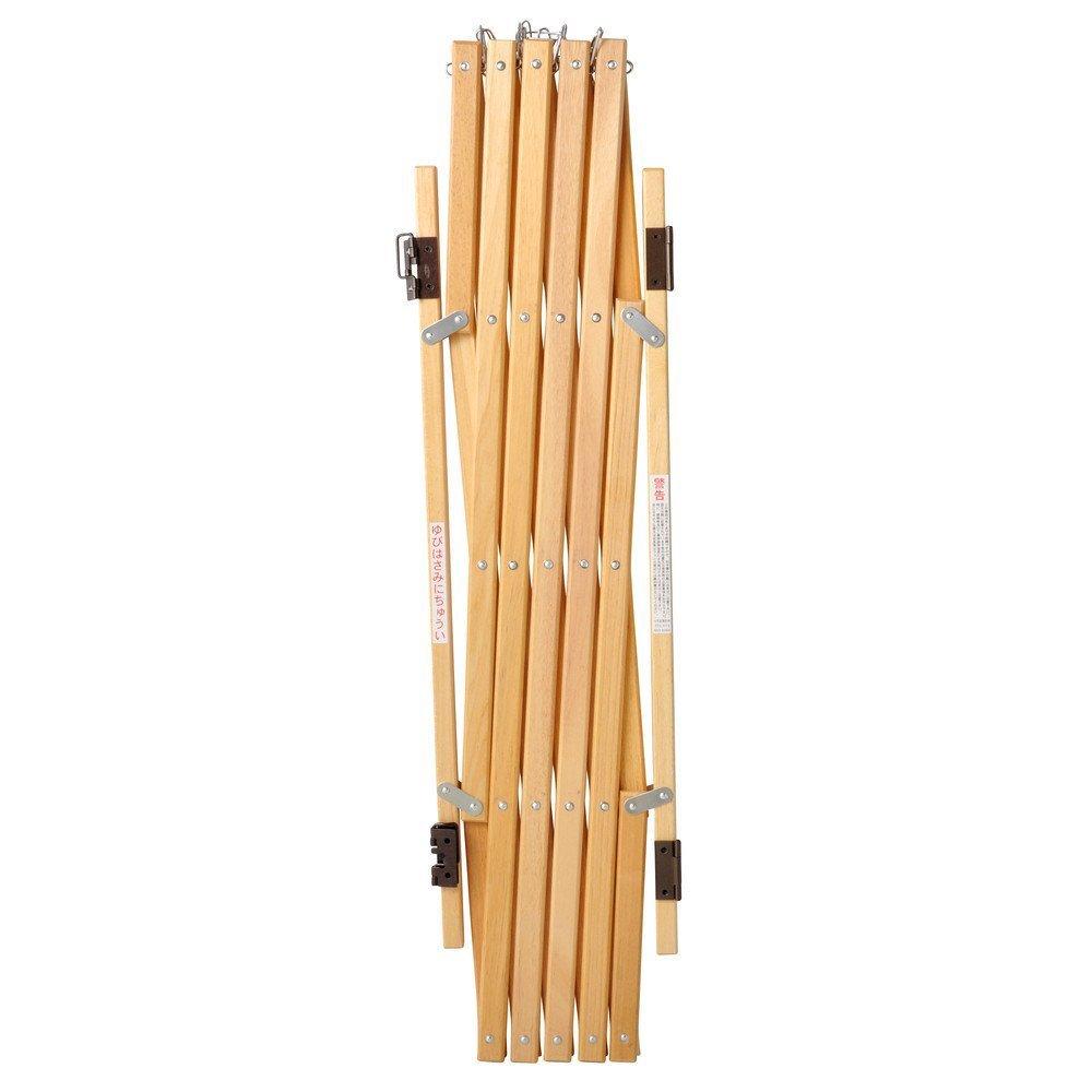 Ogasawara Seisakusho Premium Wooden Baby Fence with Safety Chain BF-200