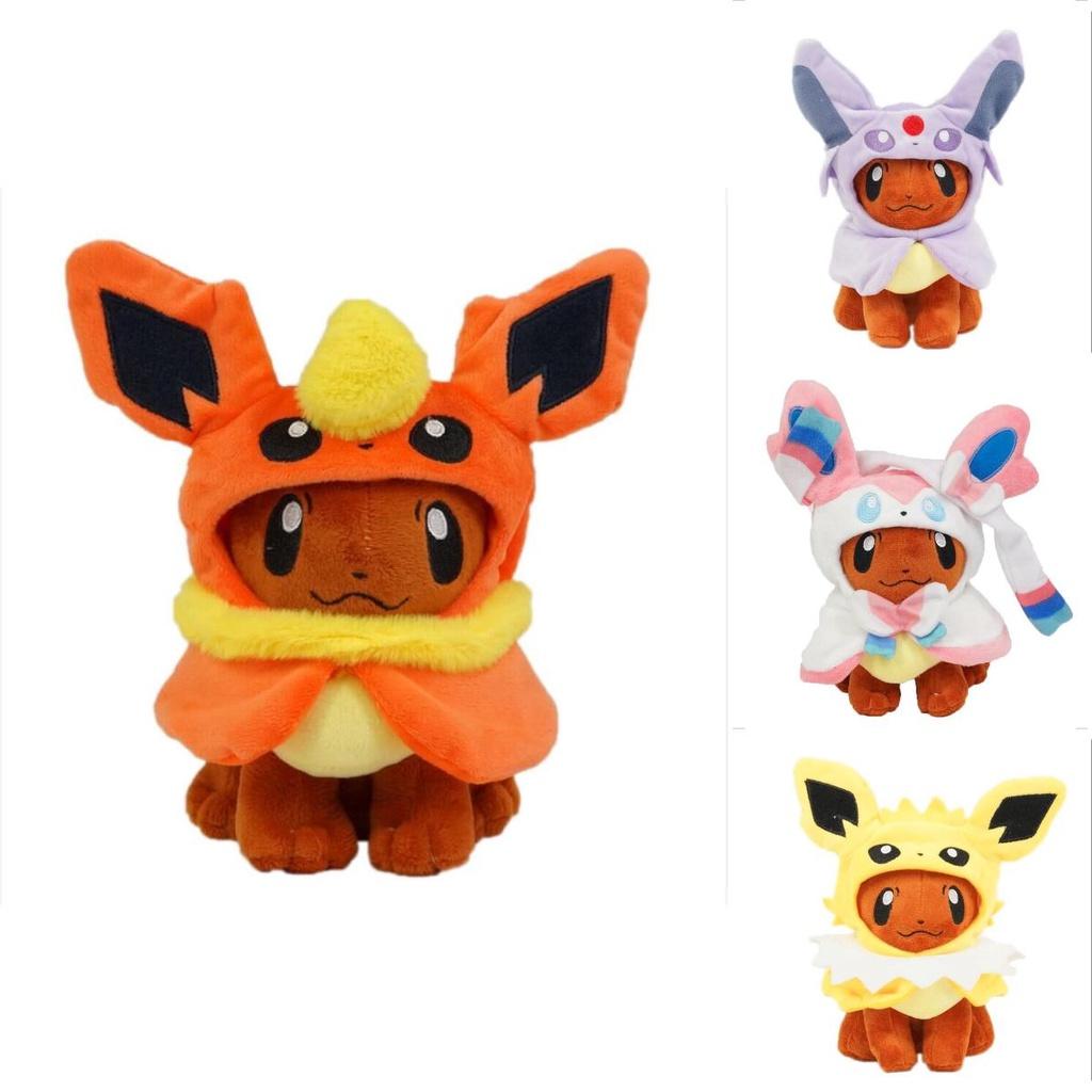 Adorable Pokemon Center Eevee Sylveon Flareon Nymphia Plush Doll Soft Figure Toy