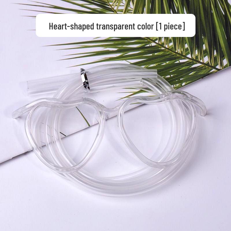 Creative Funny Straw Glasses: Cute, Extra-Long Soft Tube for Lazy Person and Kids to Enjoy Drinks in Style