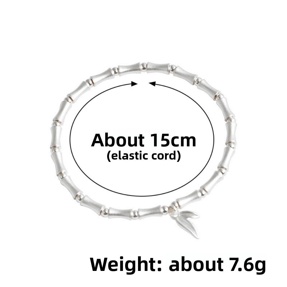 

Chinese Style Bamboo Bracelet for Women Retro Two Lives Joy Bangle Festival Rising Accessories