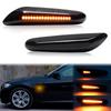 12 Options Led Dynamic Turn Signals Side Marker Lights for BMW E90 E46 E91 E92 E93 E60 X1 X3 Sequential Blinker Indicator Lamps