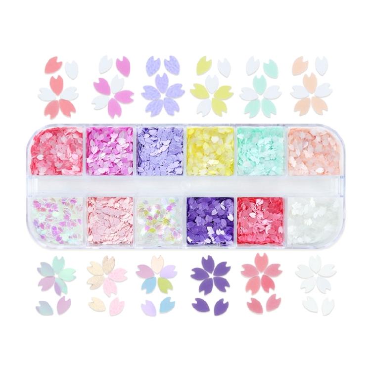 

Tiny Flower Glitter Flakes For DIY Manicure Design Spring Nail Accessories 1