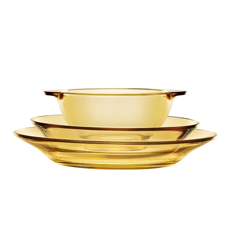 Pyrex Crystal Series Glass Dinnerware Set