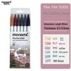 MONAMI Munami 3000 Vezel Waterverf Fijnpunt Pen Set, 24 Kleuren