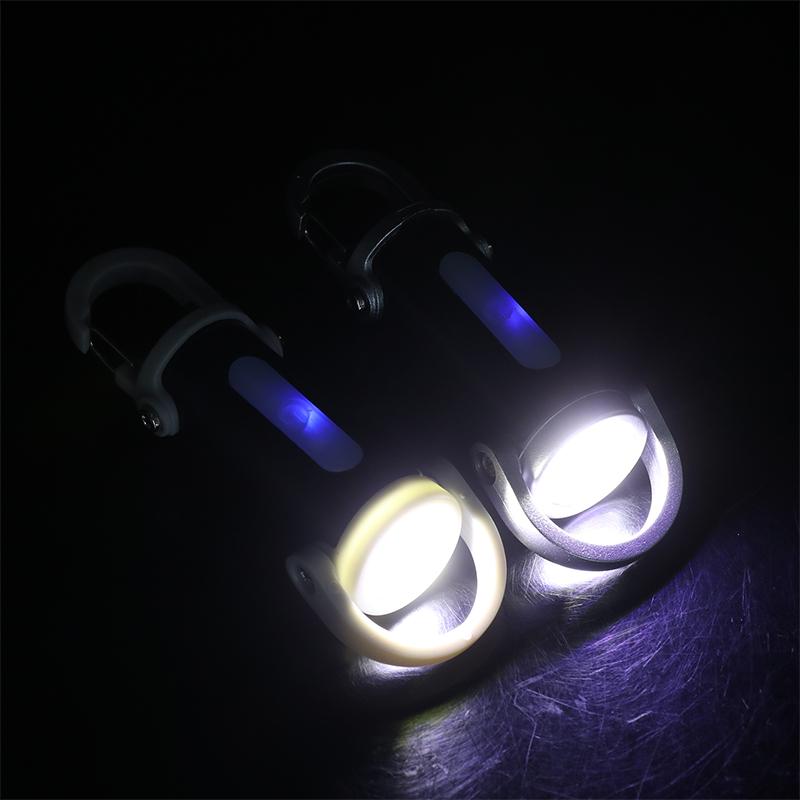 Rechargeable Led Keychain Light Mini Flashlight, Waterproof Work Light For Outdoor Camping Fishing Emergency Usb Charging