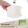 2Pcs Drain Baskets High-Efficiency Filter Easy to Install Automatic Dumping Sink Strainer Baskets Kitchen Trash Catcher