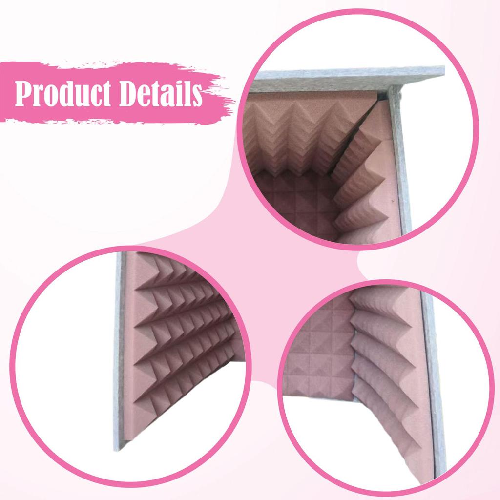 Portable Insulated Vocal , Absorbent Polyester, Detachable, Home Function, Suitable for Artists,