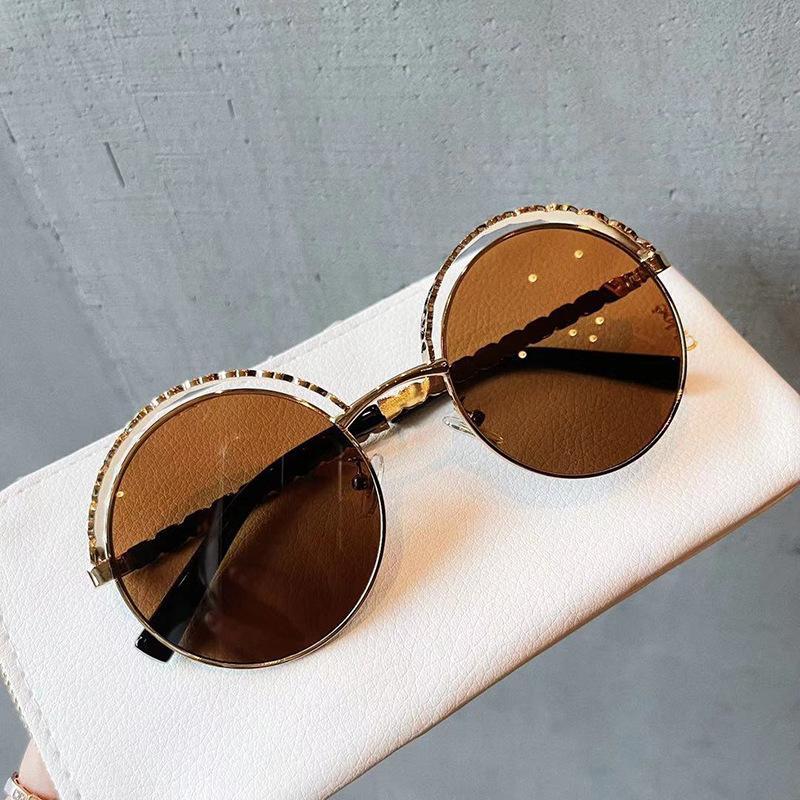 European American Style Sunglasses Women Round Shape Uv Protection Sun Glasses Male Female  Woman Sunglass
