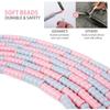 Soft Beaded Jump Rope Non-Slip Handle izable Fit Tangle-Free Segmented Fitness Skipping Rope Keeping Fit Training Playing