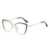 Women Fashion Rhinestone Anti-Blue Light Glasses Eye Care Ultra Light Cat Eye Frame Optical Eyeglasses Office Computer Goggles