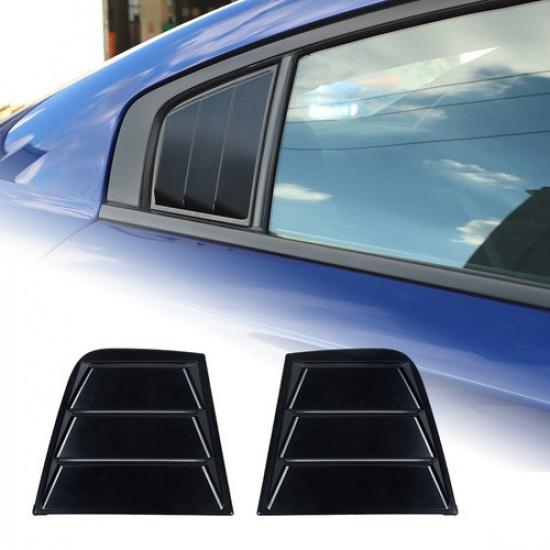 Rear Side Window Blinds Quarter Louver Cover Accessories for Dodge Charger 2015+