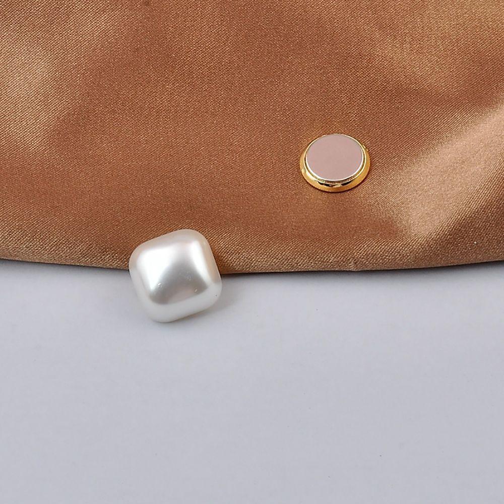 

Seamless Headscarf Shawls Female No Hole Magnet Brooch Pearl Pin Women Collar Pins Fashion Jewelry D