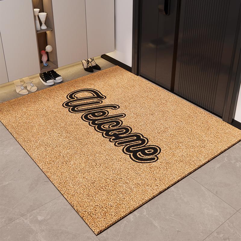 Door Floor Mat Silk Ring New Door Mat Door Non-Slip Foot Pad Dirt-Resistant Leave-In Door Entrance Carpet