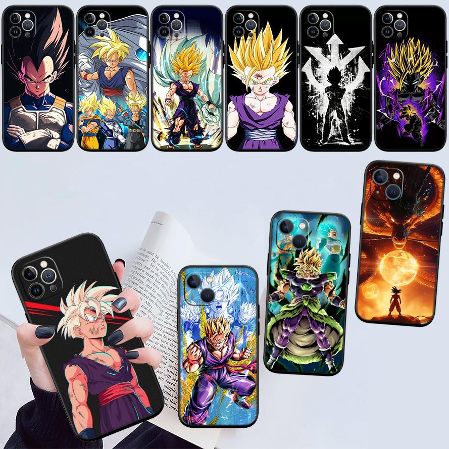 RE25 Dragon Ball Gohan New High-End Shell Phone Case for iPhone 16 15 14 13 12 Pro Max Plus Mini