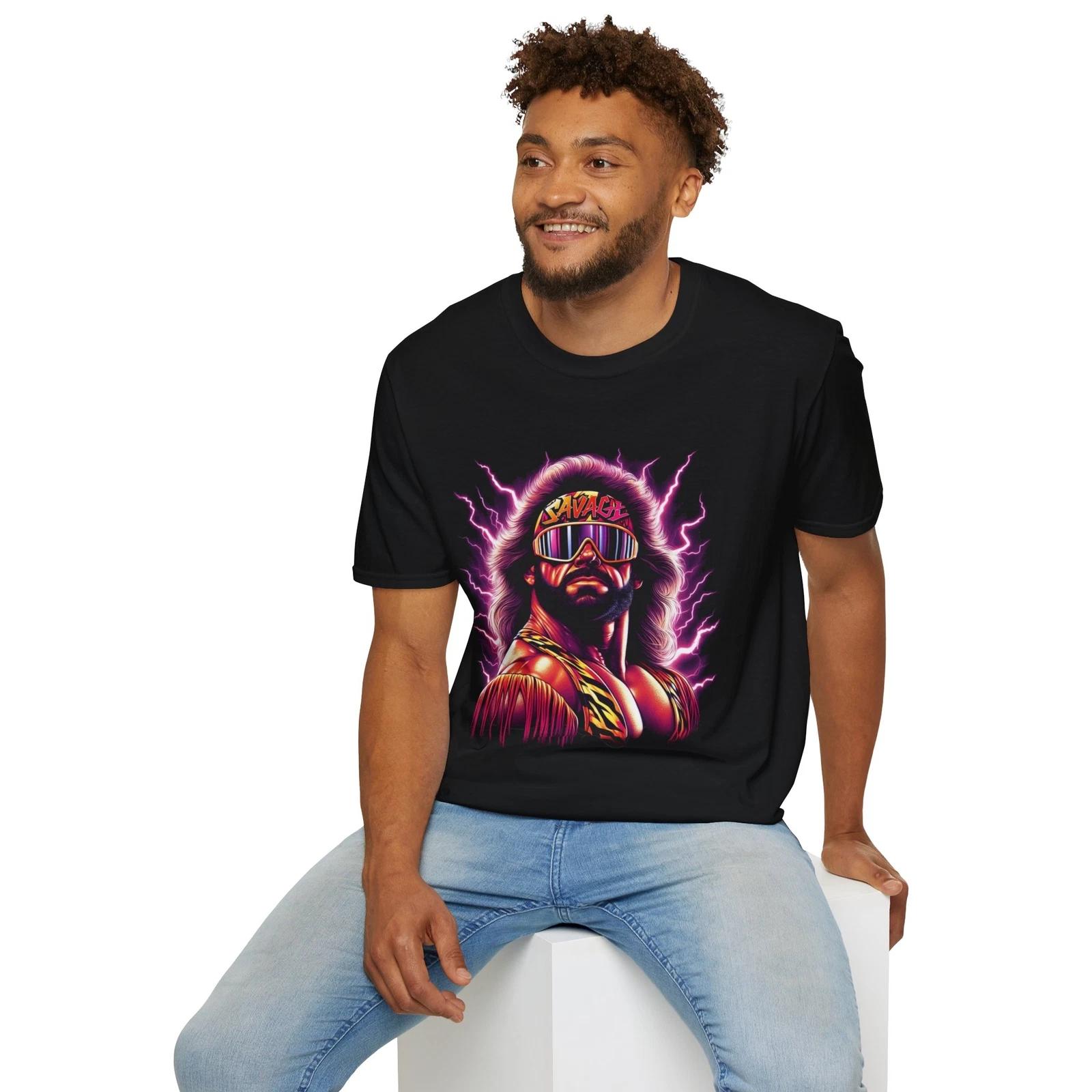 Men s and Women s T-shirts Ooh Yeah! Macho Man Randy Savage Tee for Wrestling Warriors XS